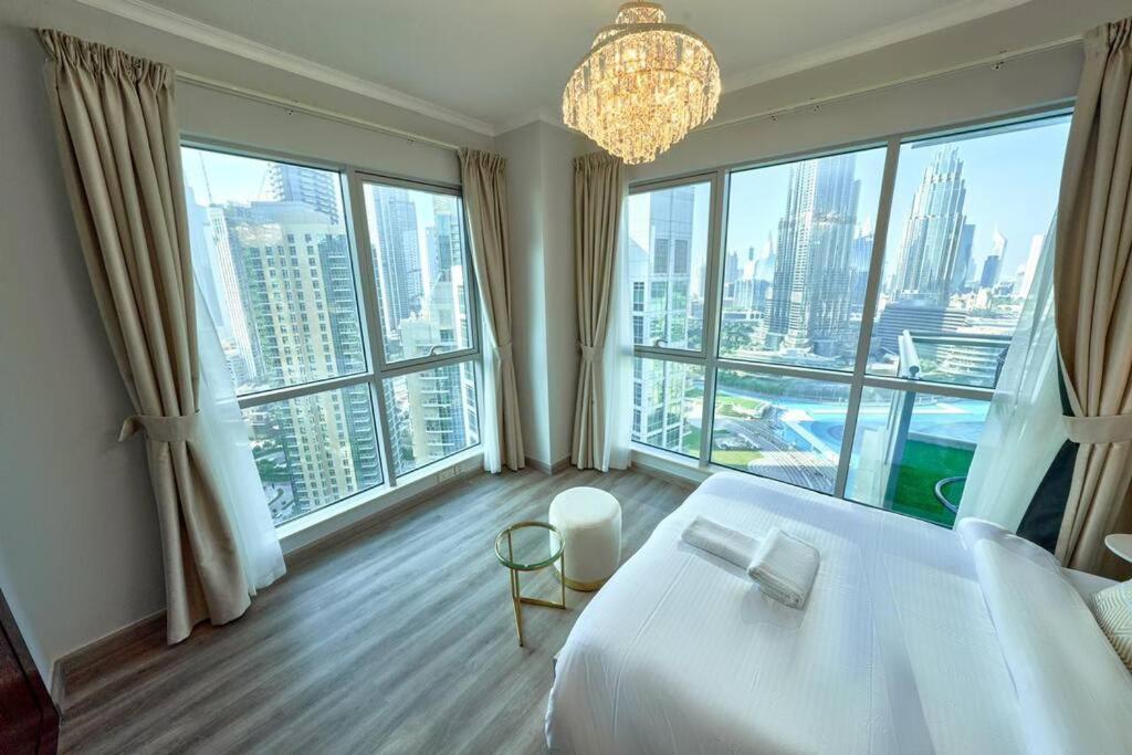 Magnificent Luxury 3Br With Amazing Burj & Fountain View Apartment Дубай Екстериор снимка