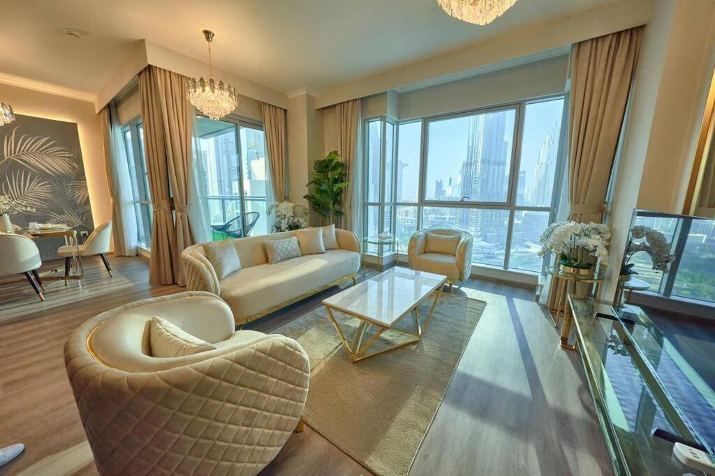 Magnificent Luxury 3Br With Amazing Burj & Fountain View Apartment Дубай Екстериор снимка