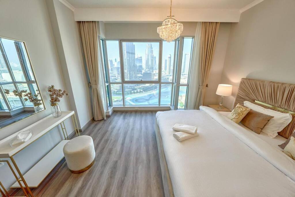 Magnificent Luxury 3Br With Amazing Burj & Fountain View Apartment Дубай Екстериор снимка